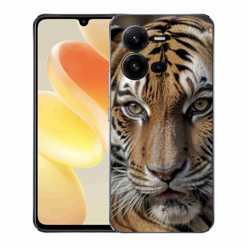 Gélový kryt mmCase na Vivo X80 Lite - tigrie pohľad