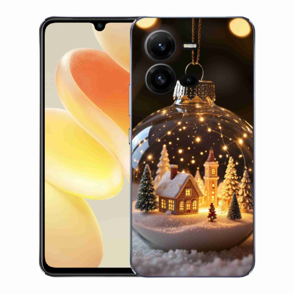 Gélový kryt mmCase na Vivo X80 Lite - vianočné gule 3