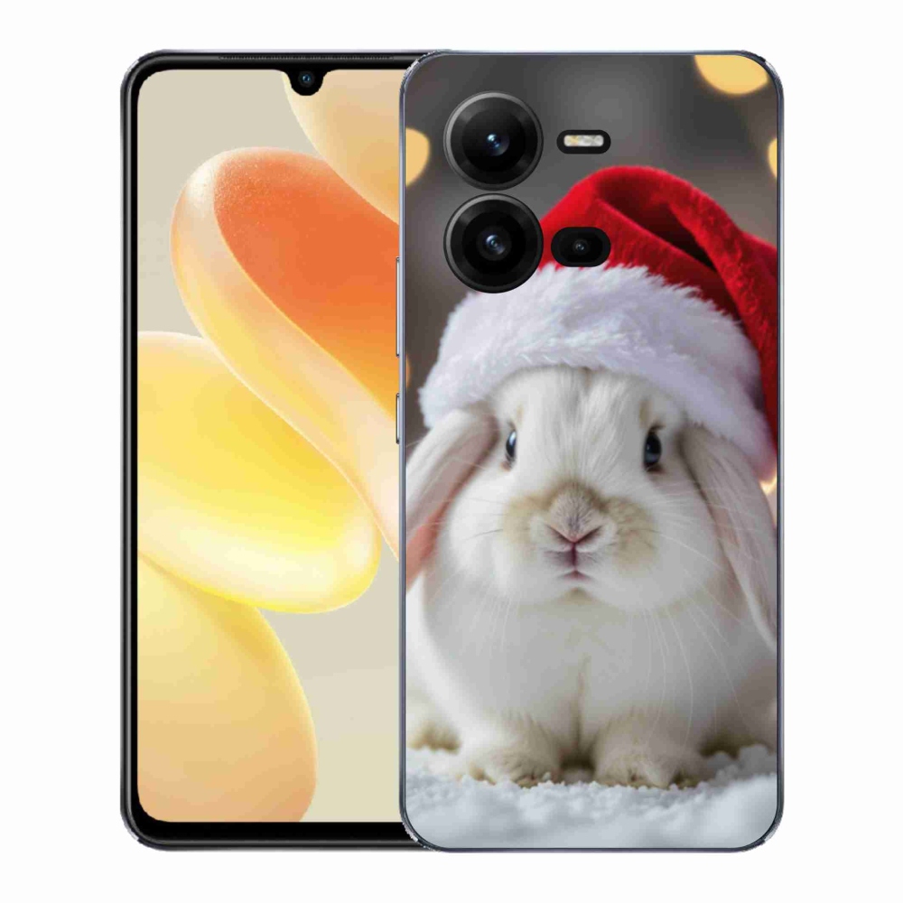 Gélový kryt mmCase na Vivo X80 Lite - vianočný králik
