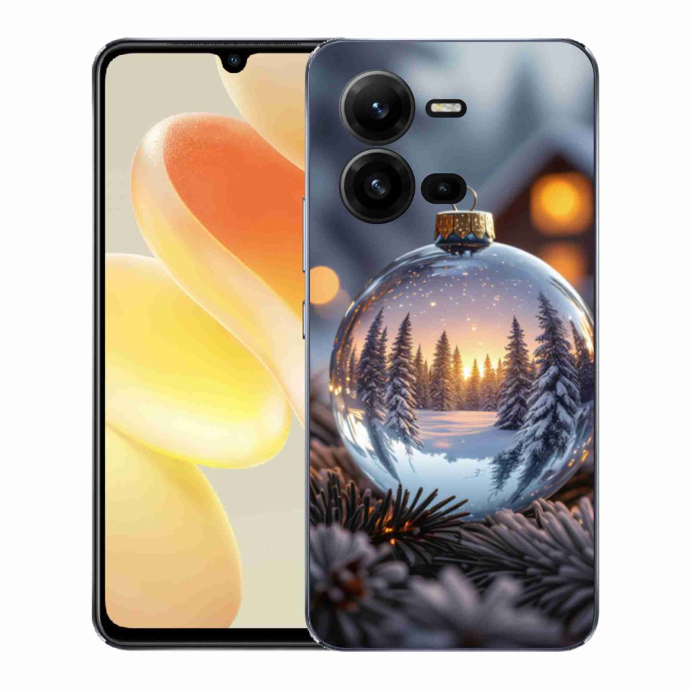 Gélový kryt mmCase na Vivo X80 Lite - vianočná ozdoba