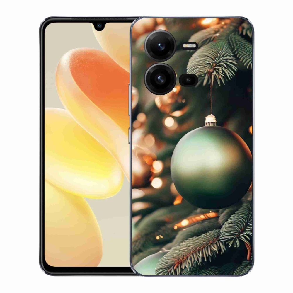 Gélový kryt mmCase na Vivo X80 Lite - vianočné ozdoby 1