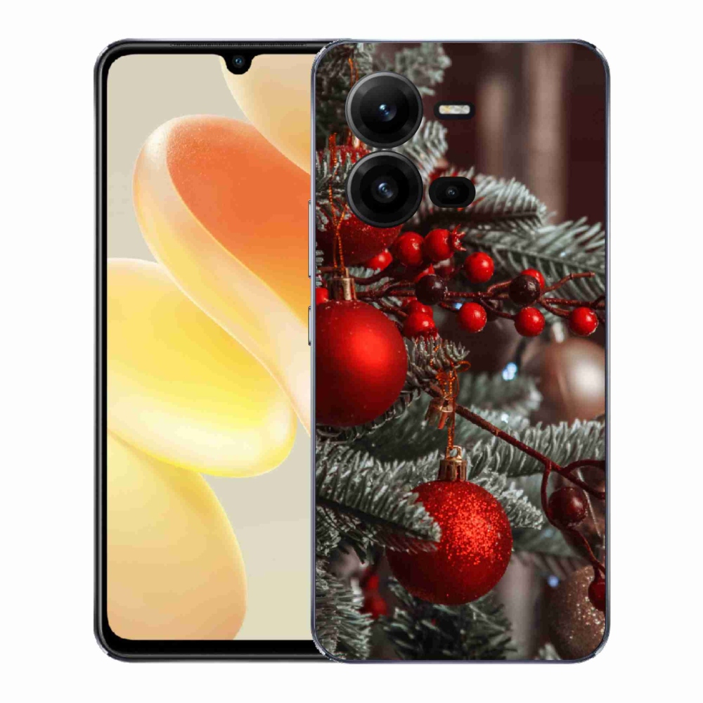 Gélový kryt mmCase na Vivo X80 Lite - vianočné ozdoby 2