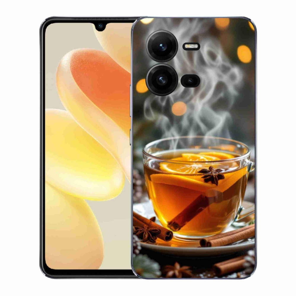 Gélový kryt mmCase na Vivo X80 Lite - vianočný punč