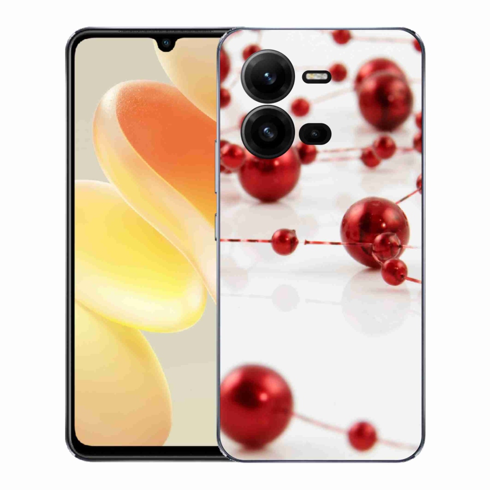 Gélový kryt mmCase na Vivo X80 Lite - vianočná reťaz