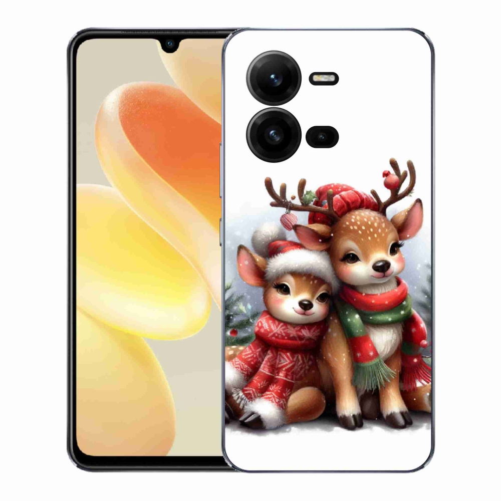 Gélový kryt mmCase na Vivo X80 Lite - vianočné soby