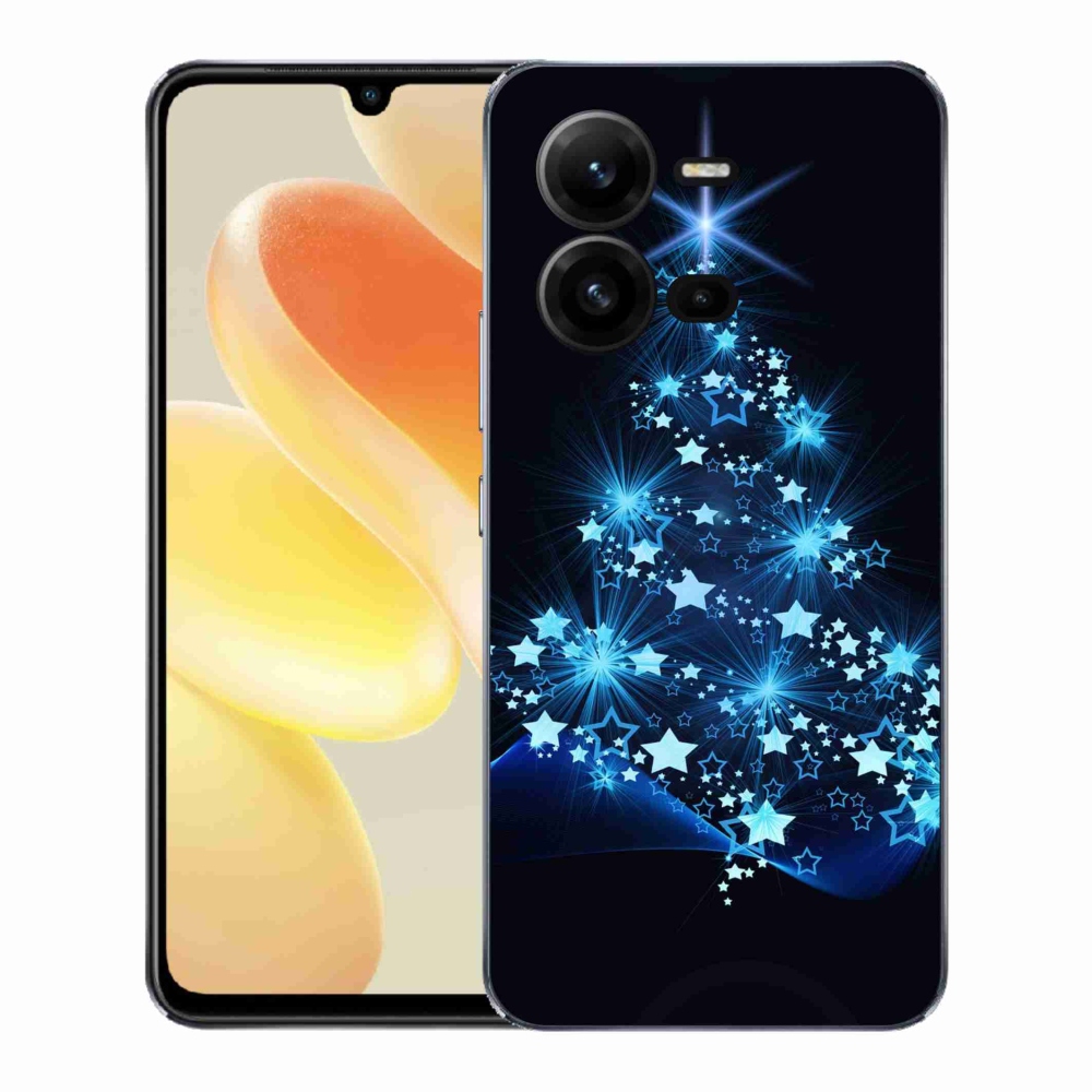 Gélový kryt mmCase na Vivo X80 Lite - vianočný stromček