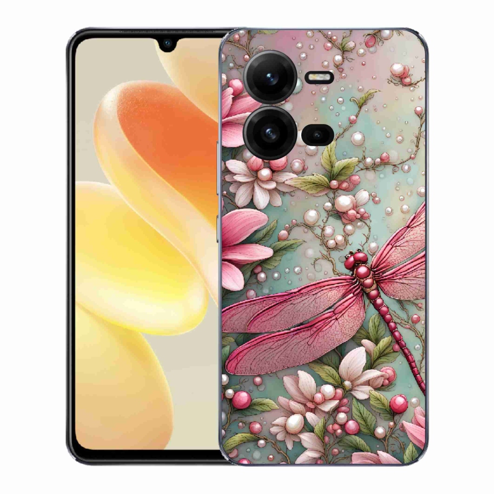 Gélový kryt mmCase na Vivo X80 Lite - vážka
