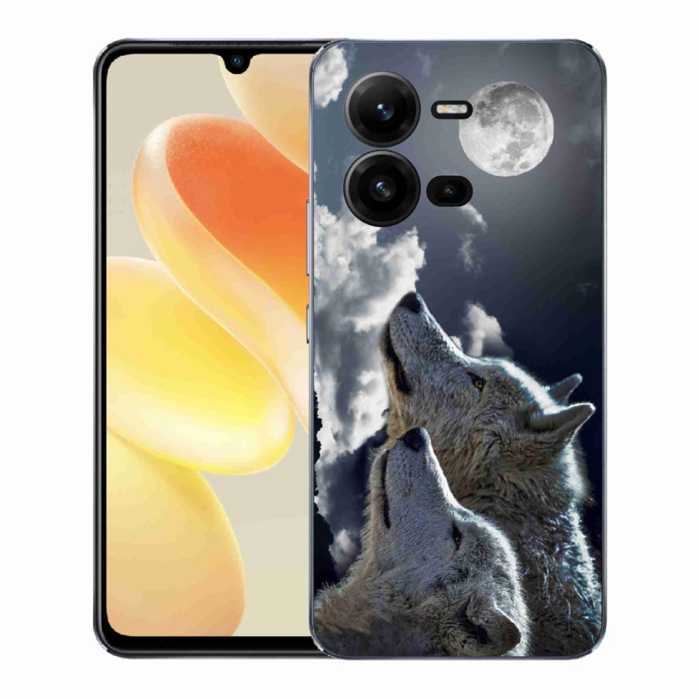Gélový kryt mmCase na Vivo X80 Lite - vlci