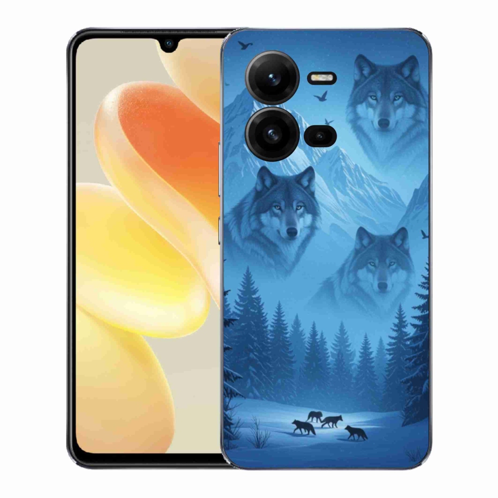Gélový kryt mmCase na Vivo X80 Lite - vlčia svorka