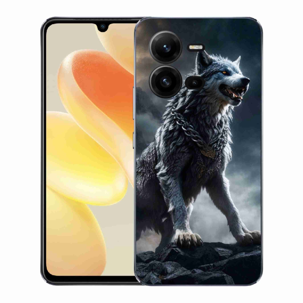 Gélový kryt mmCase na Vivo X80 Lite - vlk 1