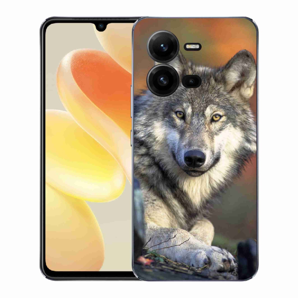 Gélový kryt mmCase na Vivo X80 Lite - vlk