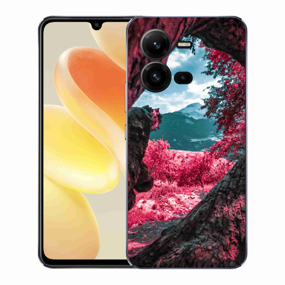 Gélový kryt mmCase na Vivo X80 Lite - výhľad na hory