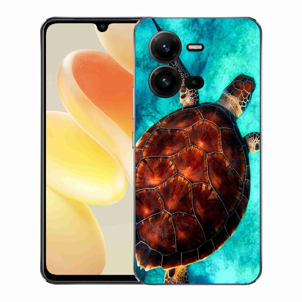 Gélový kryt mmCase na Vivo X80 Lite - korytnačka