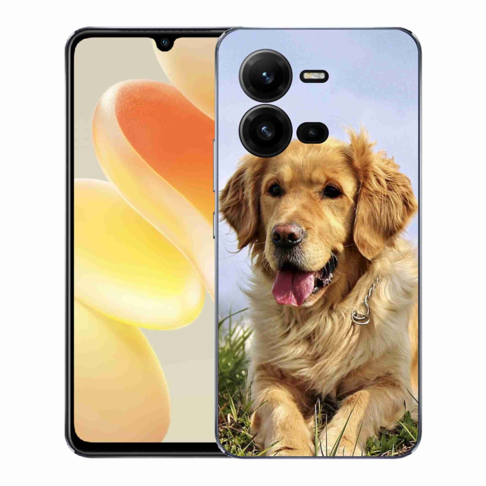 Gélový kryt mmCase na Vivo X80 Lite - zlatý retriever