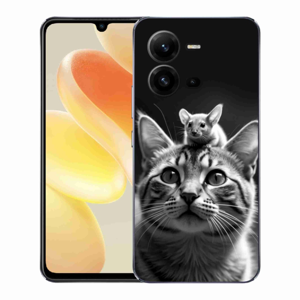 Gélový kryt mmCase na Vivo X80 Lite - zvieracie priateľstvo 2