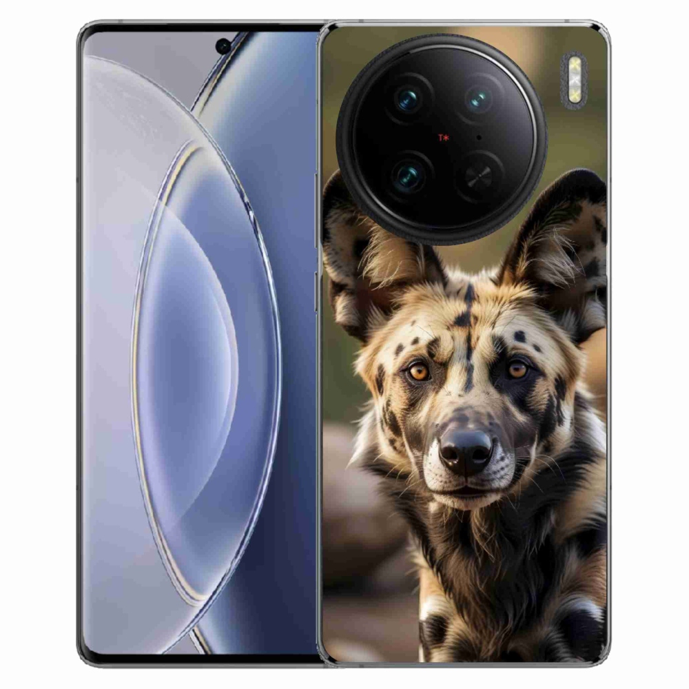Gélový kryt mmCase na Vivo X90 Pro - africký divoký pes