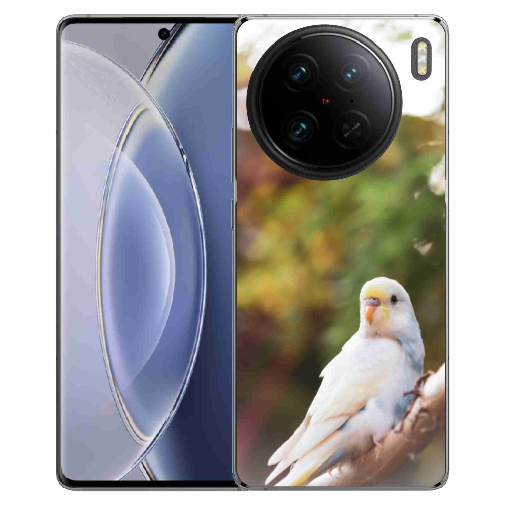 Gélový kryt mmCase na Vivo X90 Pro - andulka biela