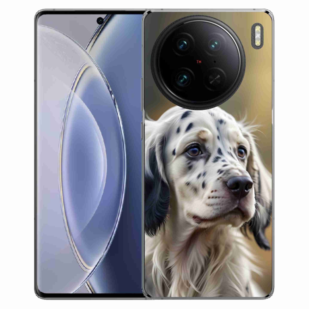 Gélový kryt mmCase na Vivo X90 Pro - anglický seter