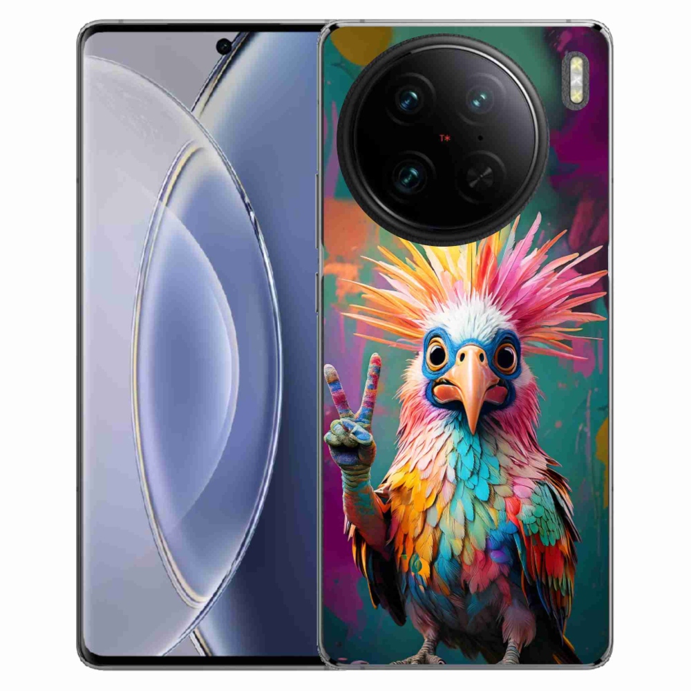 Gélový kryt mmCase na Vivo X90 Pro - farebný rebel