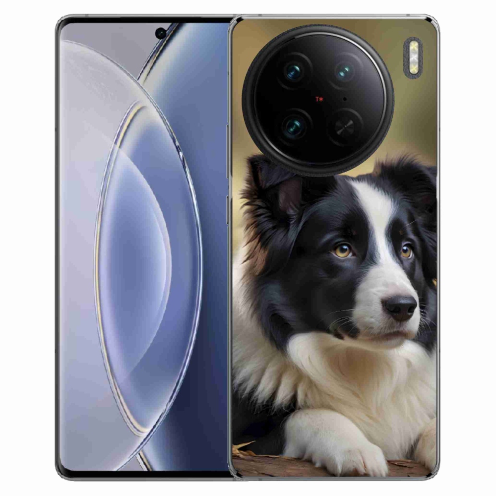 Gélový kryt mmCase na Vivo X90 Pro - border kólia 2