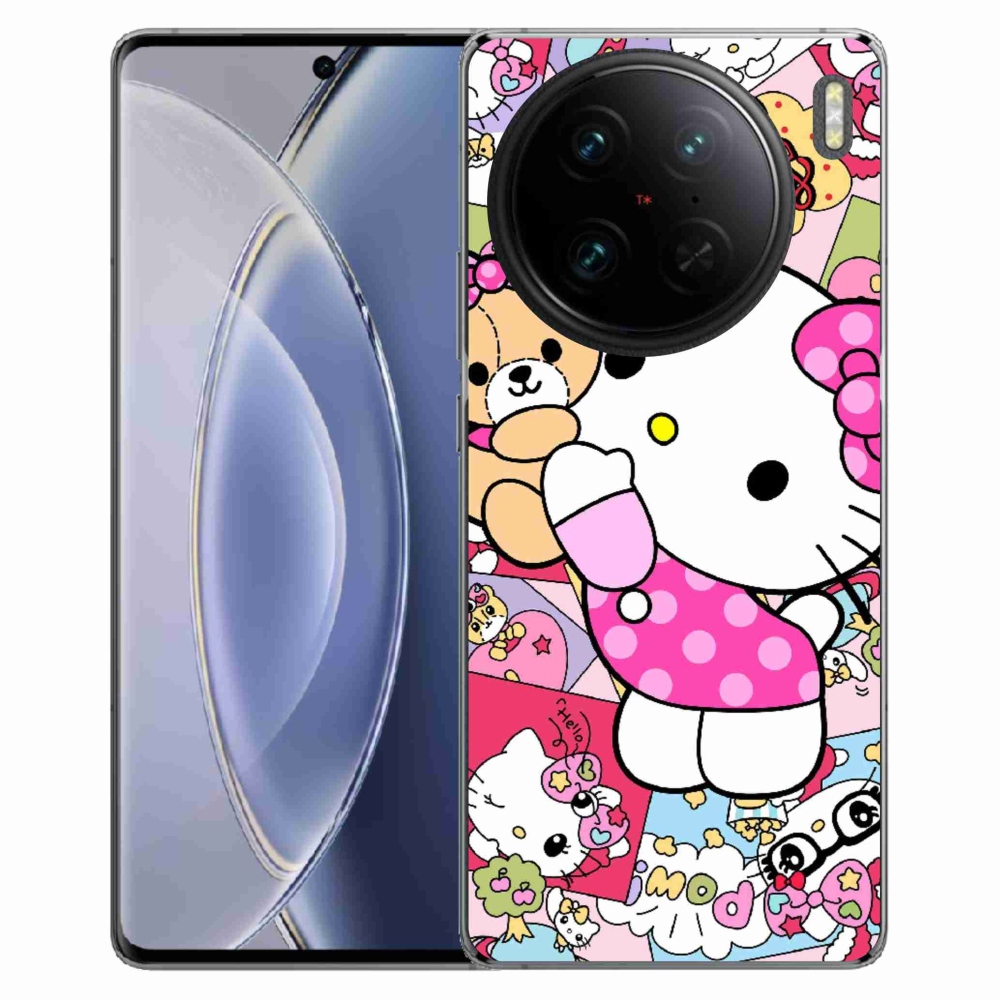 Gélový kryt mmCase na Vivo X90 Pro - cute kitty