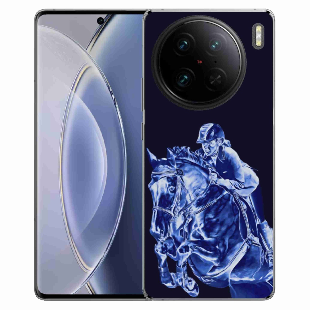 Gélový kryt mmCase na Vivo X90 Pro - dostihový kôň