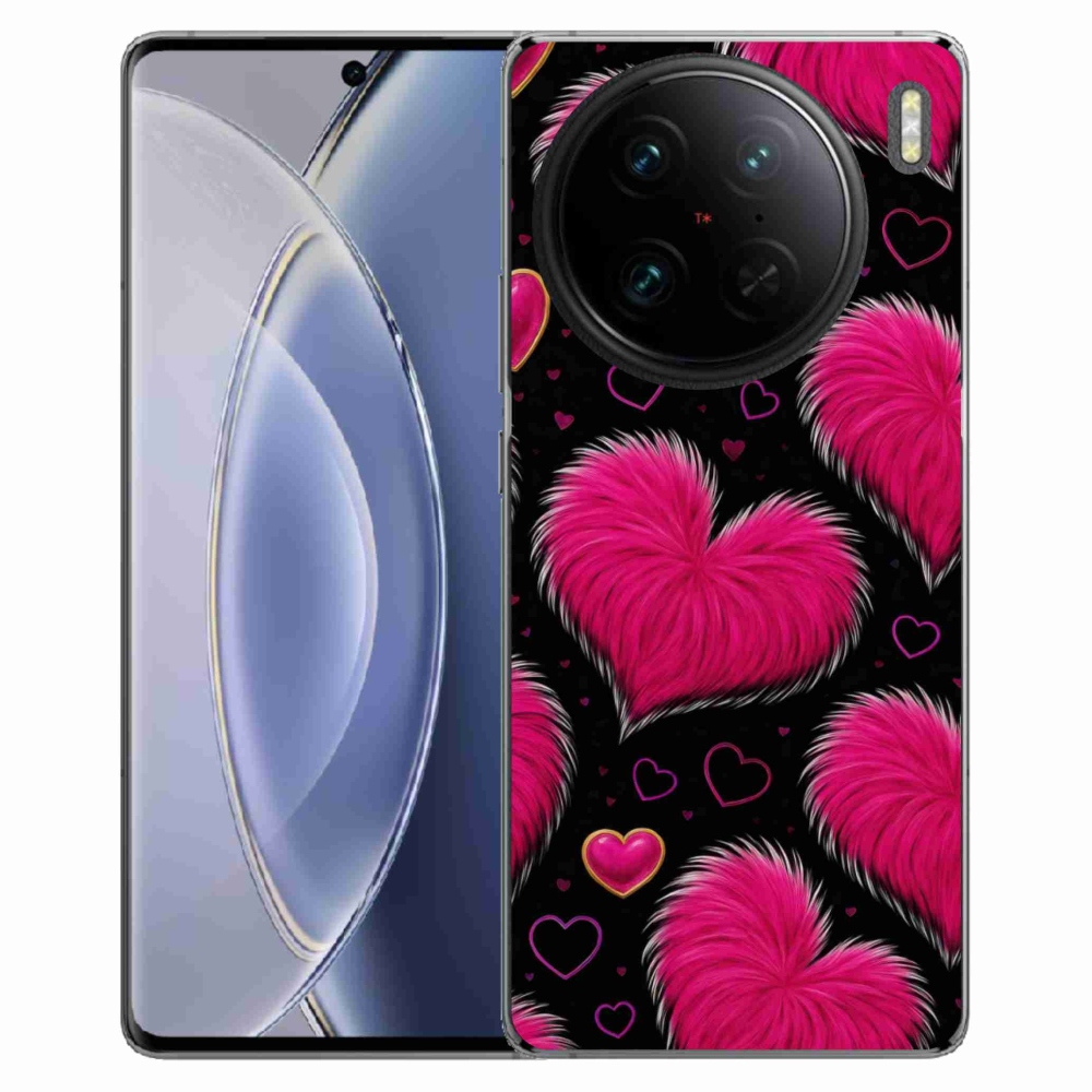 Gélový kryt mmCase na Vivo X90 Pro - hebké srdce