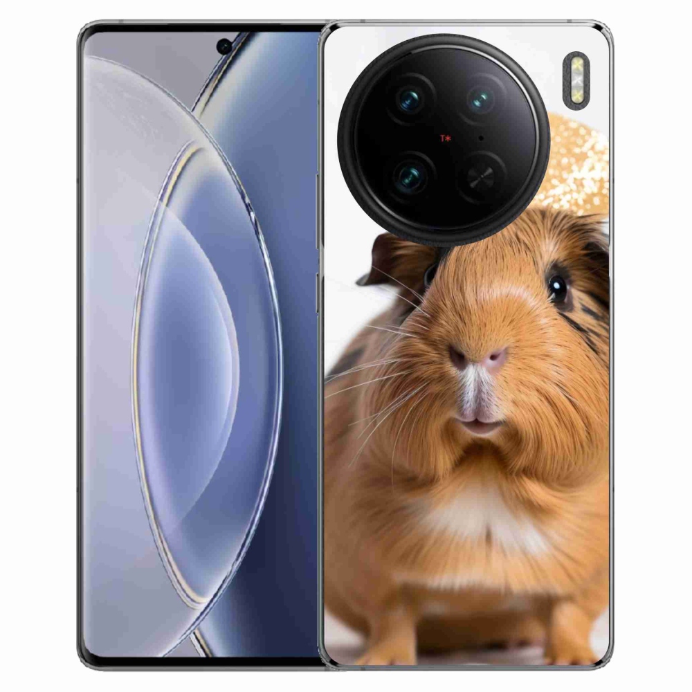 Gélový kryt mmCase na Vivo X90 Pro - hnedé morča