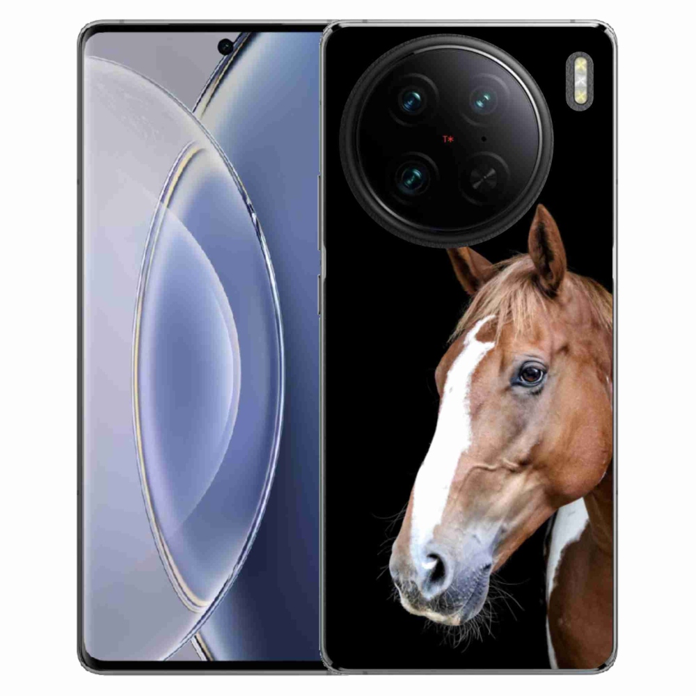 Gélový kryt mmCase na Vivo X90 Pro - hnedý kôň 3