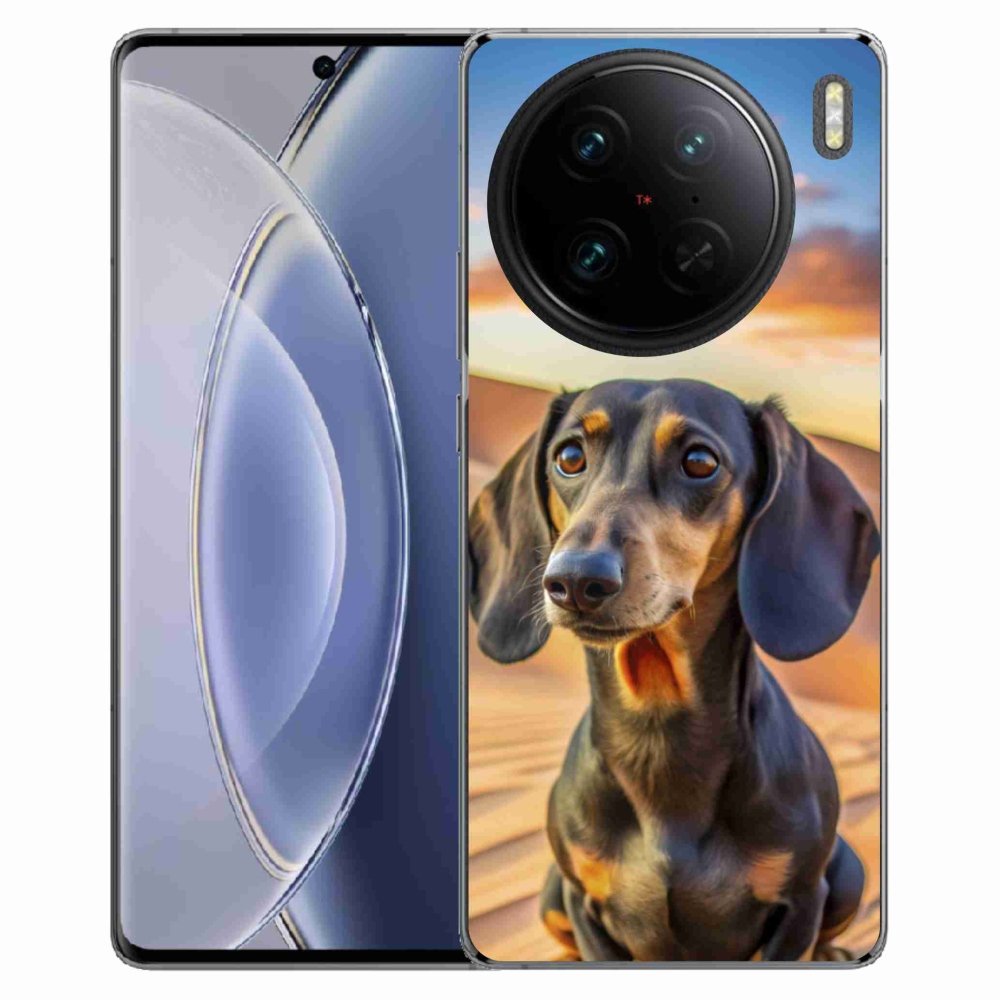 Gélový kryt mmCase na Vivo X90 Pro - jazvečík 3