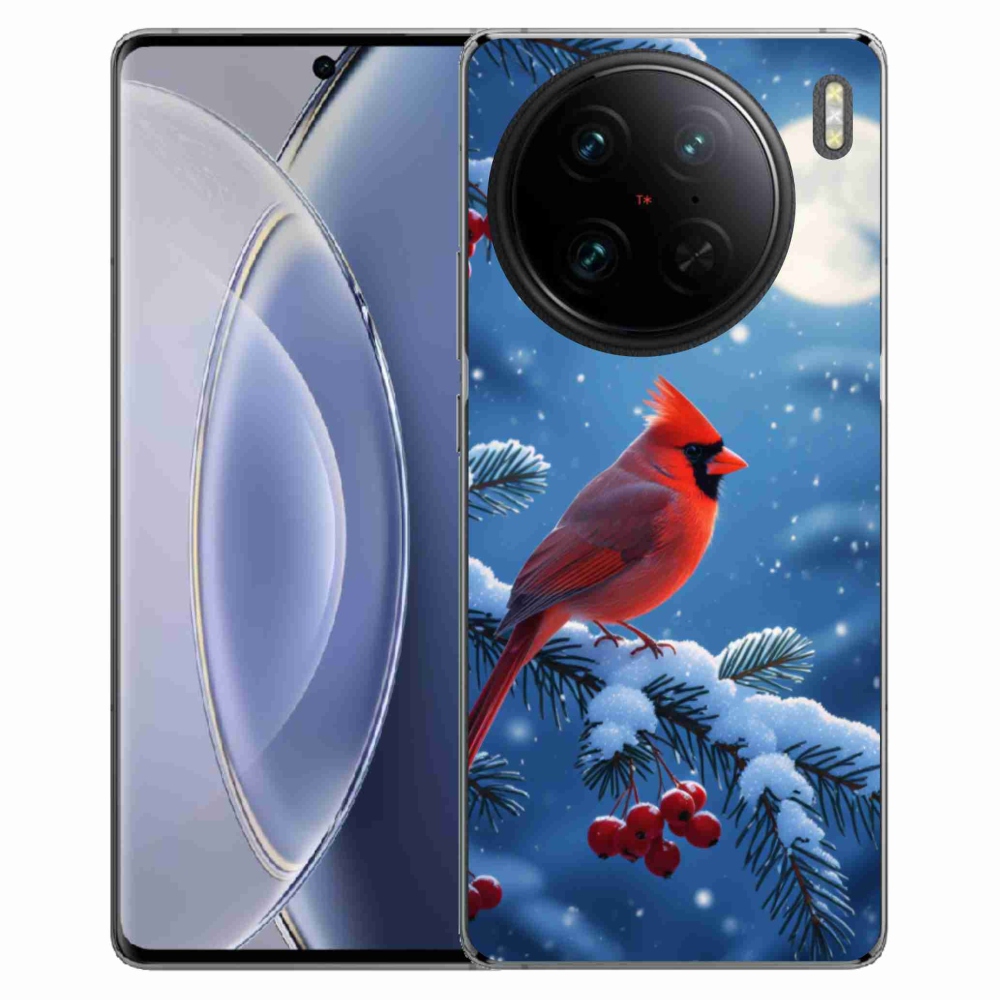 Gélový kryt mmCase na Vivo X90 Pro - kardinál červený