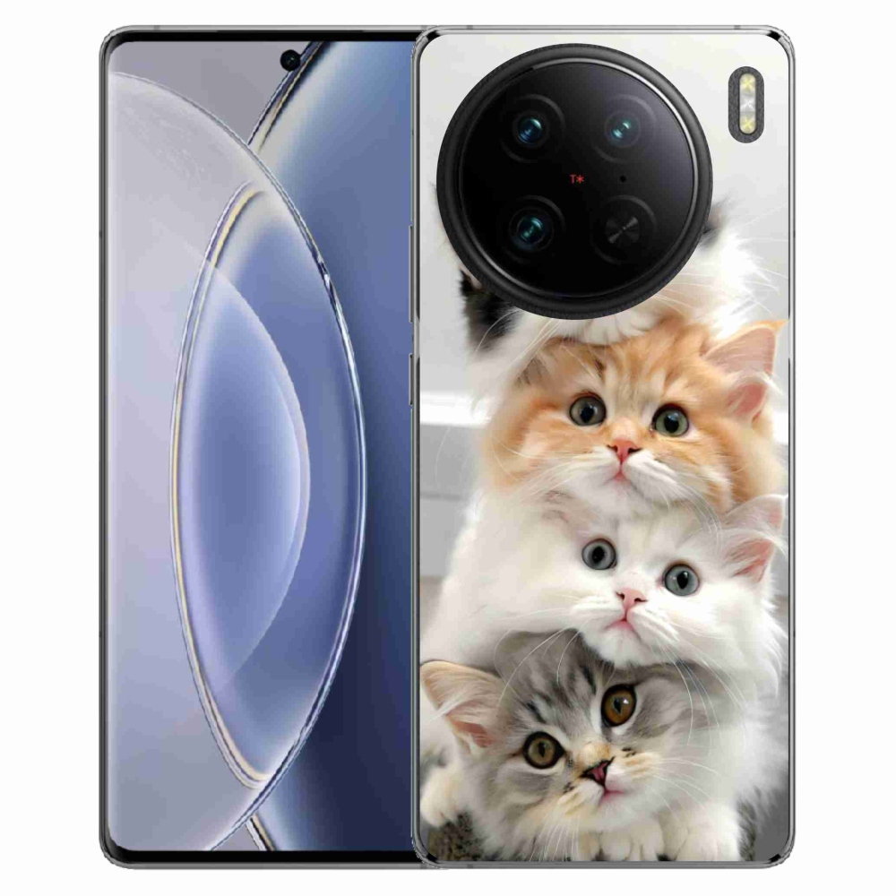 Gélový kryt mmCase na Vivo X90 Pro - mačacia partia