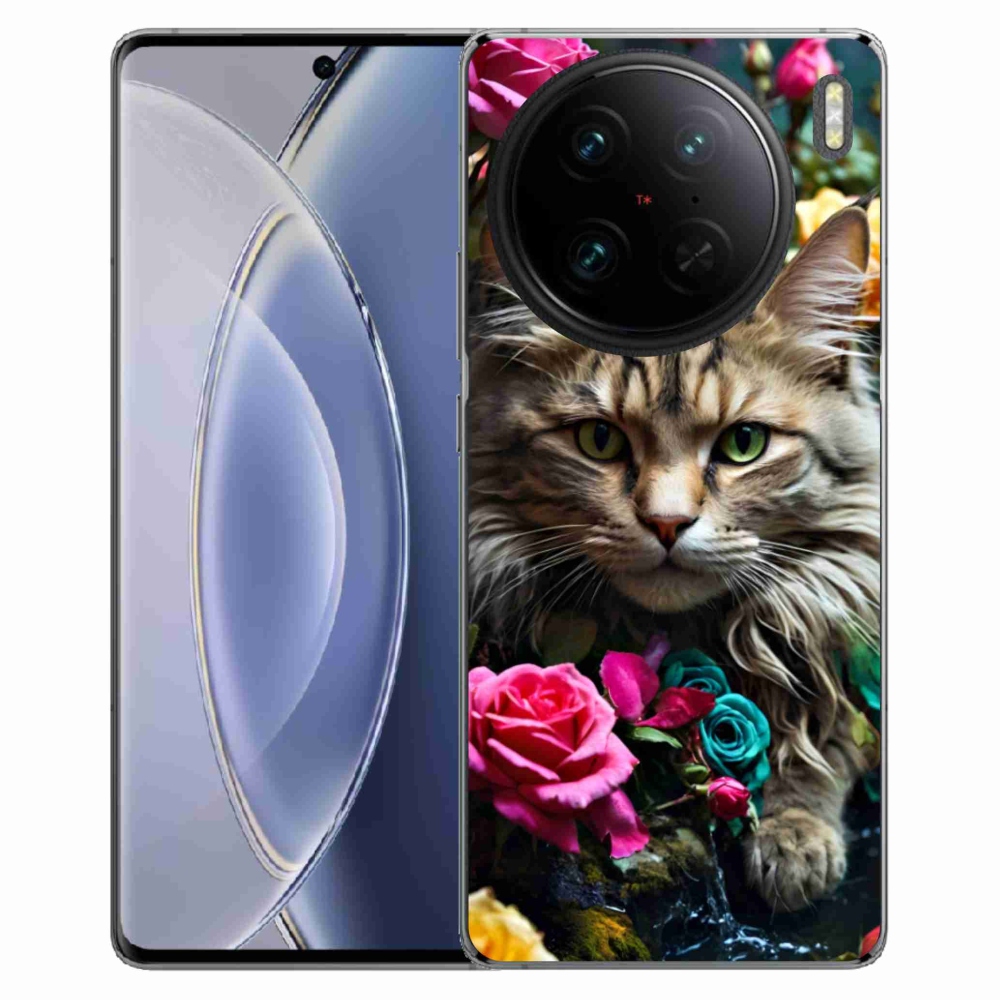 Gélový kryt mmCase na Vivo X90 Pro - mačacie pohľad 2