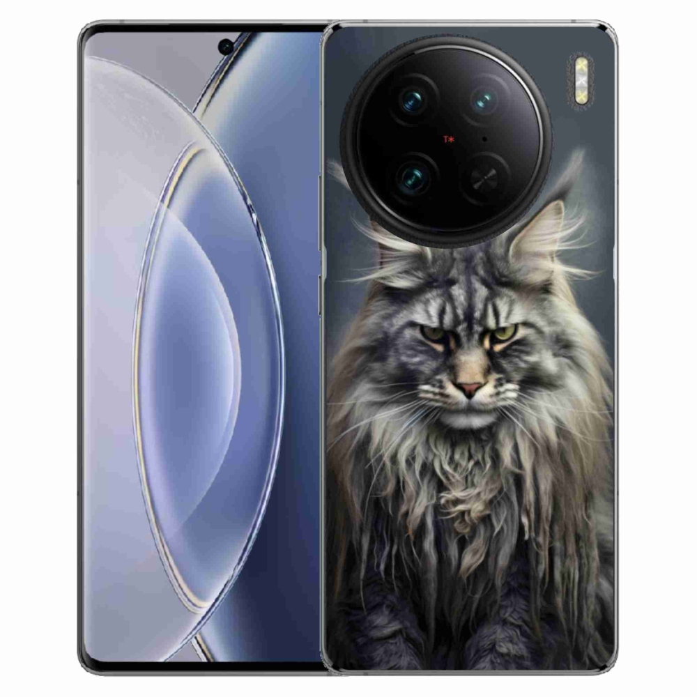 Gélový kryt mmCase na Vivo X90 Pro - mačacie pohľad 4