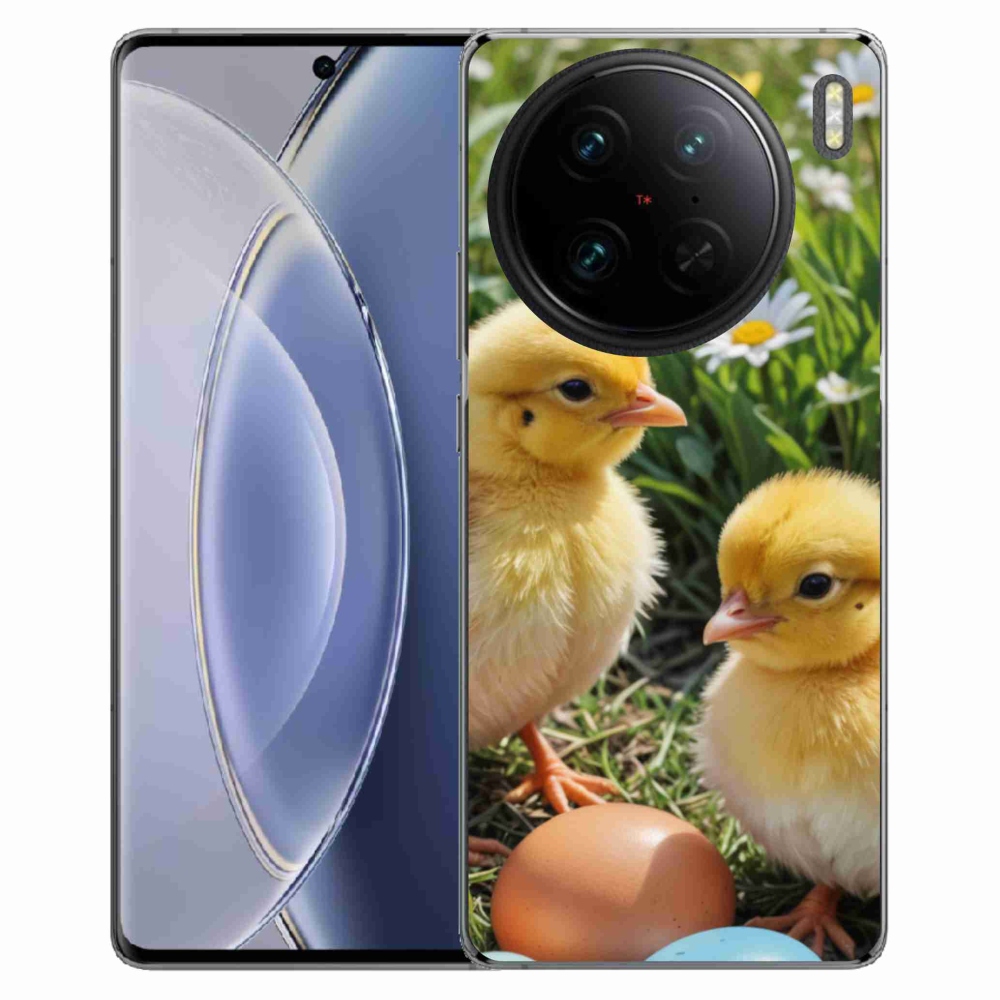 Gélový kryt mmCase na Vivo X90 Pro - kuriatka