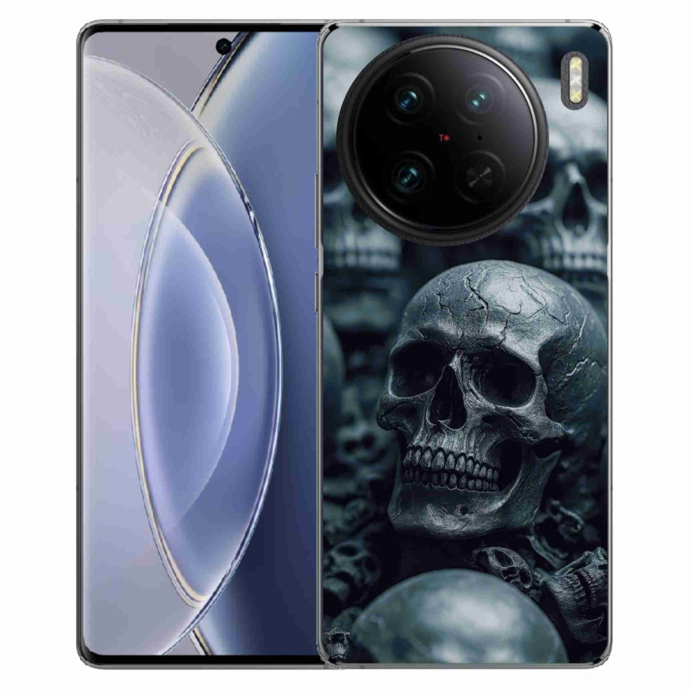 Gélový kryt mmCase na Vivo X90 Pro - lebka 2
