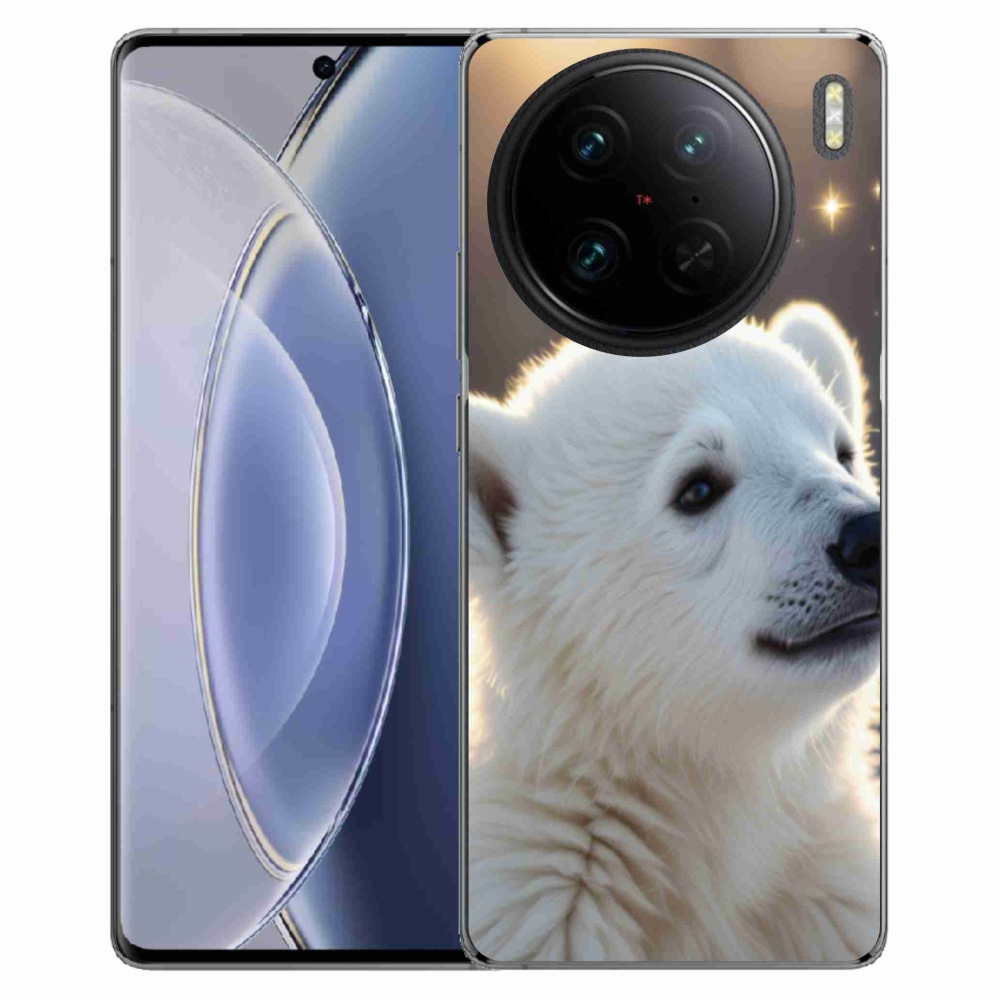 Gélový kryt mmCase na Vivo X90 Pro - ľadový medveď
