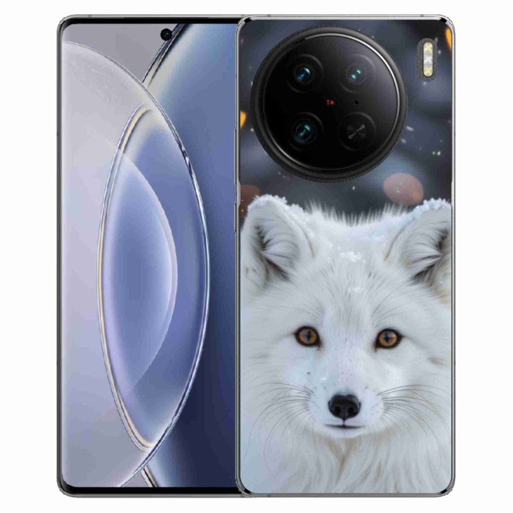 Gélový kryt mmCase na Vivo X90 Pro - líška polárna
