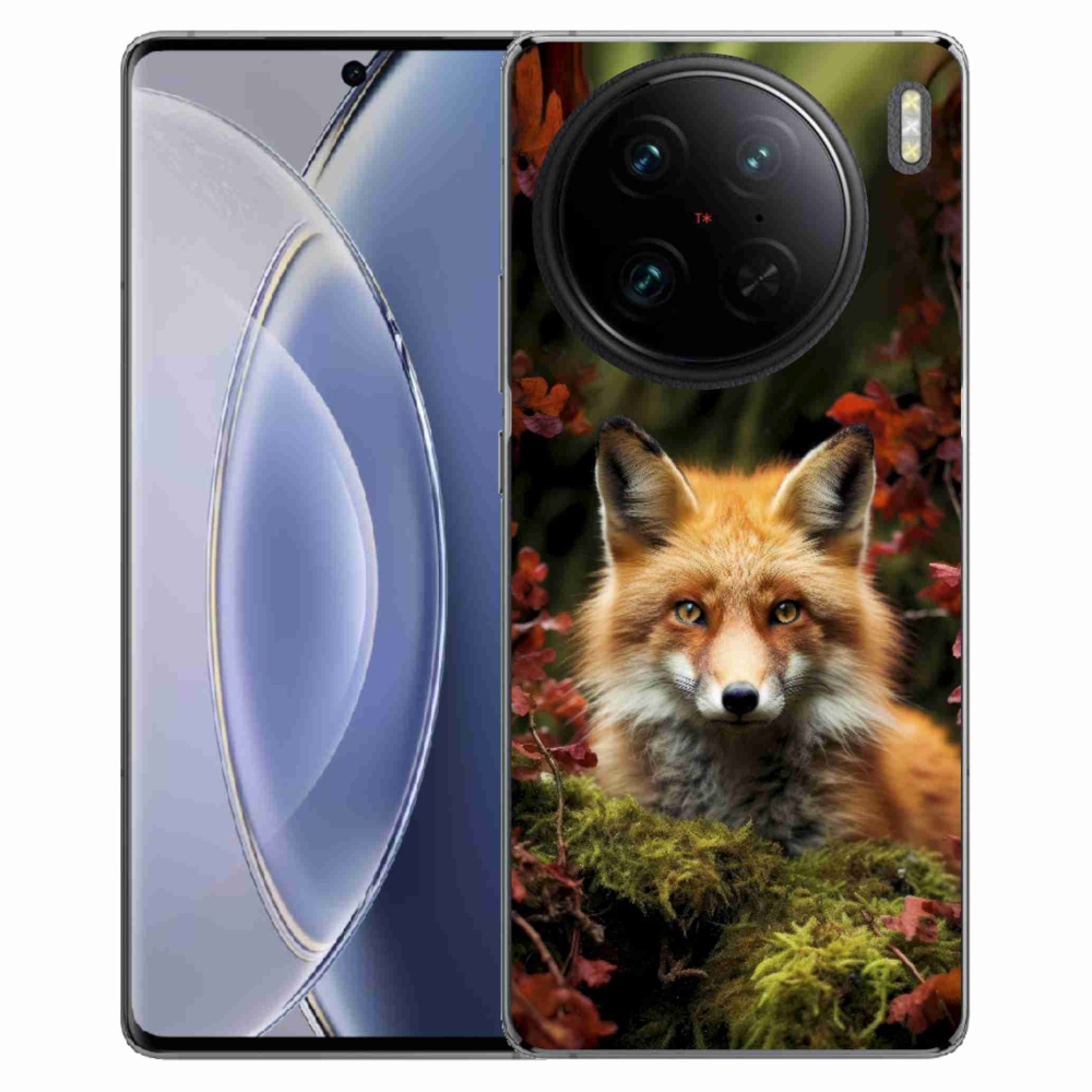 Gélový kryt mmCase na Vivo X90 Pro - líška v lese