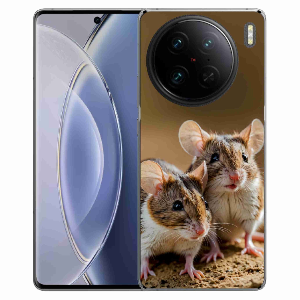 Gélový kryt mmCase na Vivo X90 Pro - myší duo