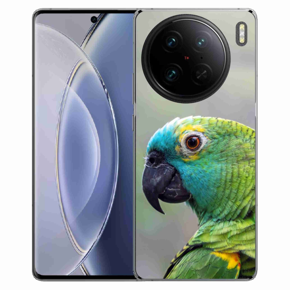 Gélový kryt mmCase na Vivo X90 Pro - papagáj amazoňan