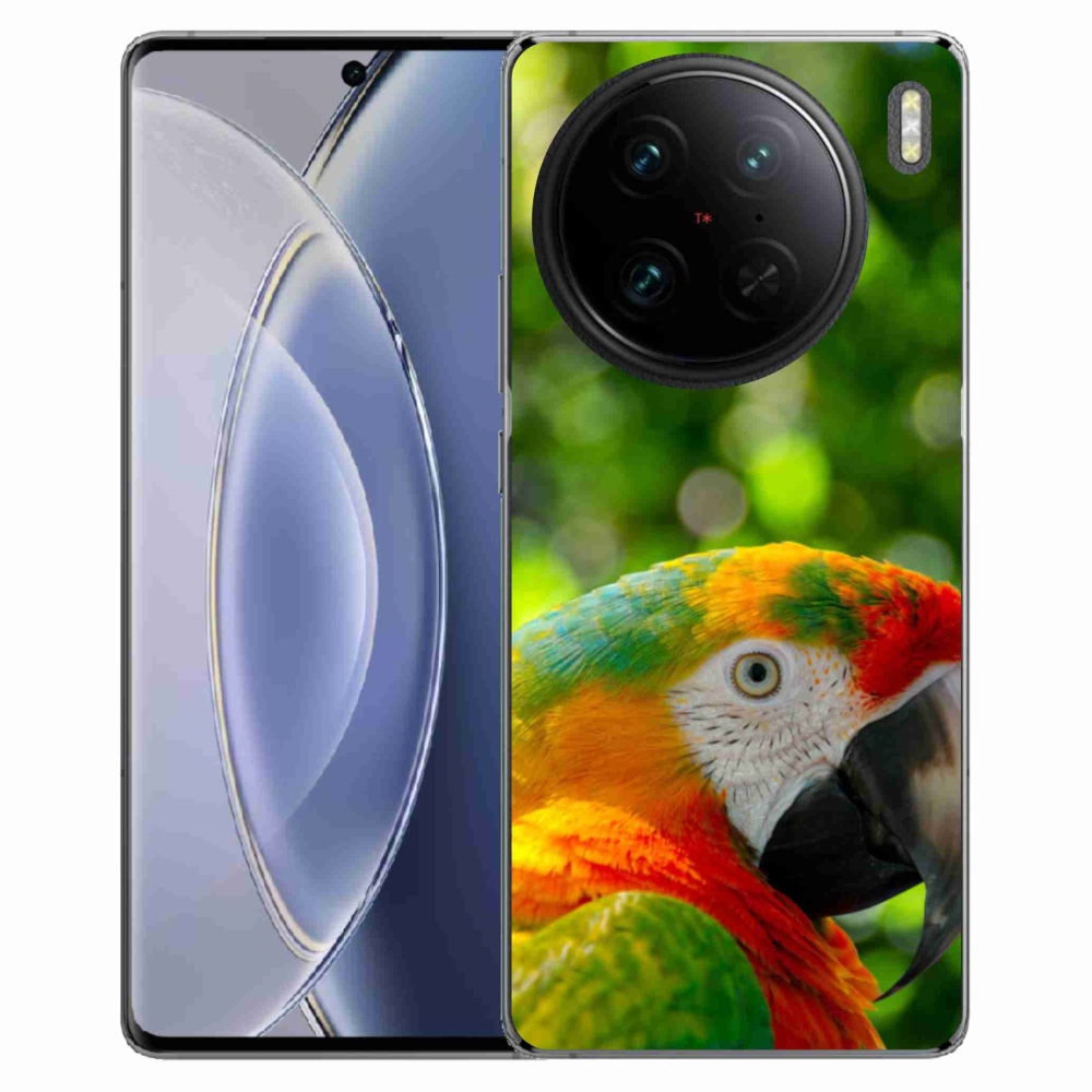 Gélový kryt mmCase na Vivo X90 Pro - papagáj ara 3