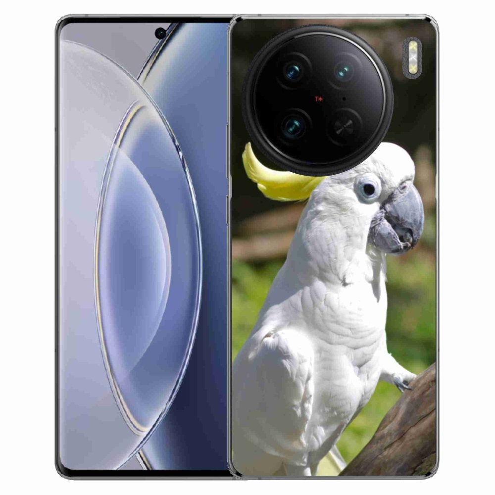 Gélový kryt mmCase na Vivo X90 Pro - papagáj kakadu 2