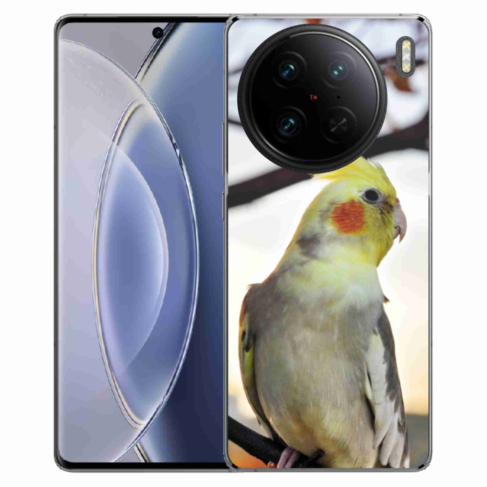 Gélový kryt mmCase na Vivo X90 Pro - papagáj korela