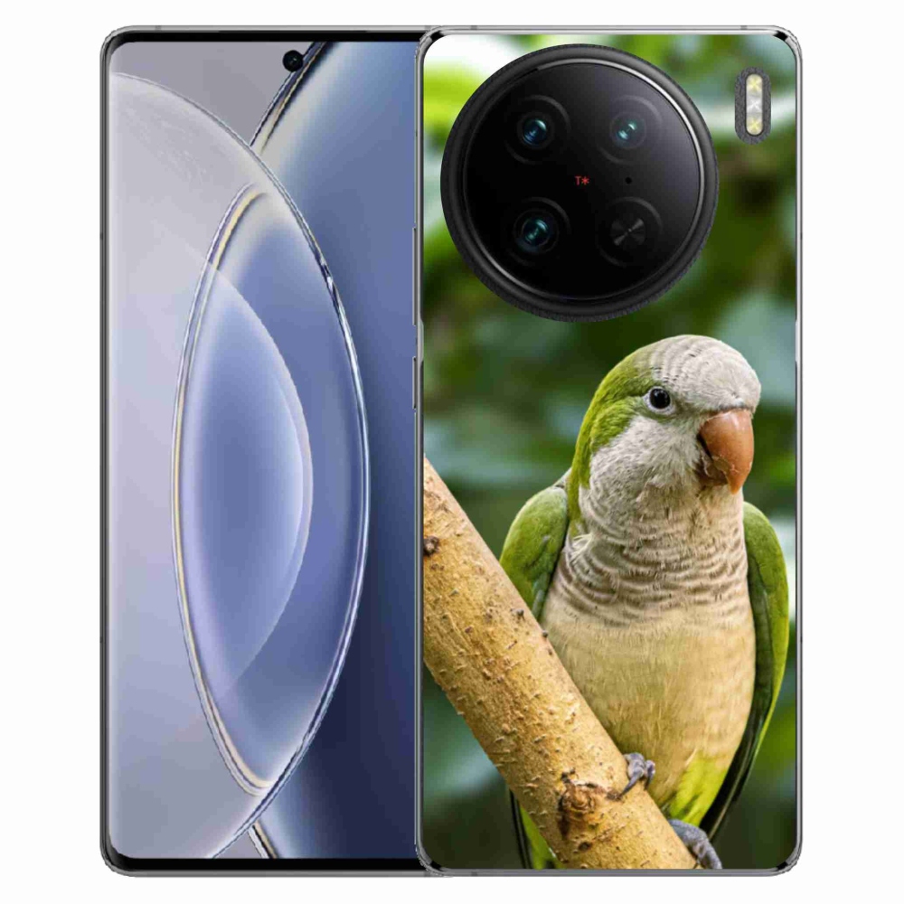 Gélový kryt mmCase na Vivo X90 Pro - papagáj mníšok