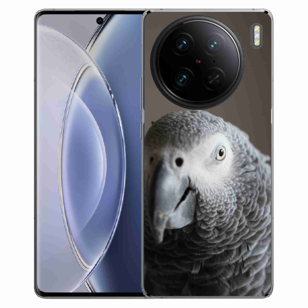 Gélový kryt mmCase na Vivo X90 Pro - papagáj žako 2