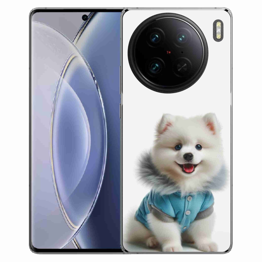 Gélový kryt mmCase na Vivo X90 Pro - pomeranian
