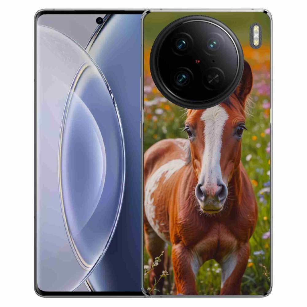 Gélový kryt mmCase na Vivo X90 Pro - roztomilé žriebä