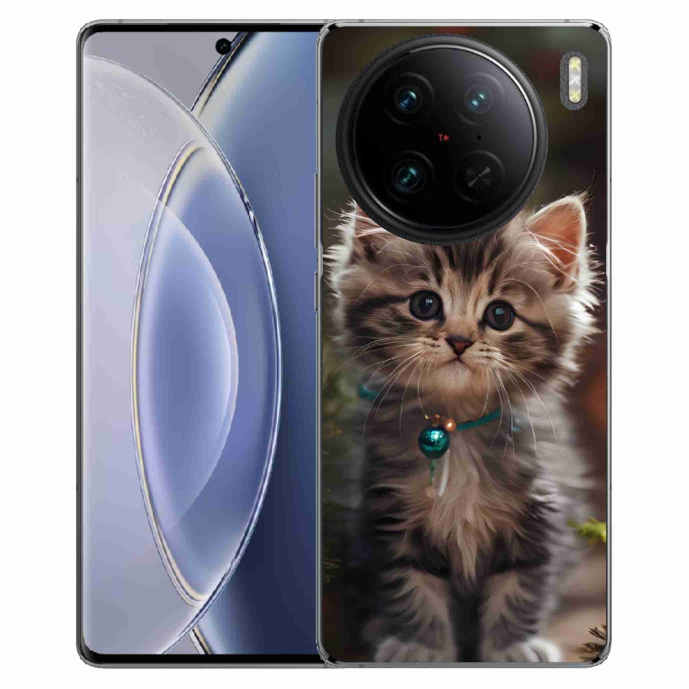 Gélový kryt mmCase na Vivo X90 Pro - roztomilé mačiatko 11