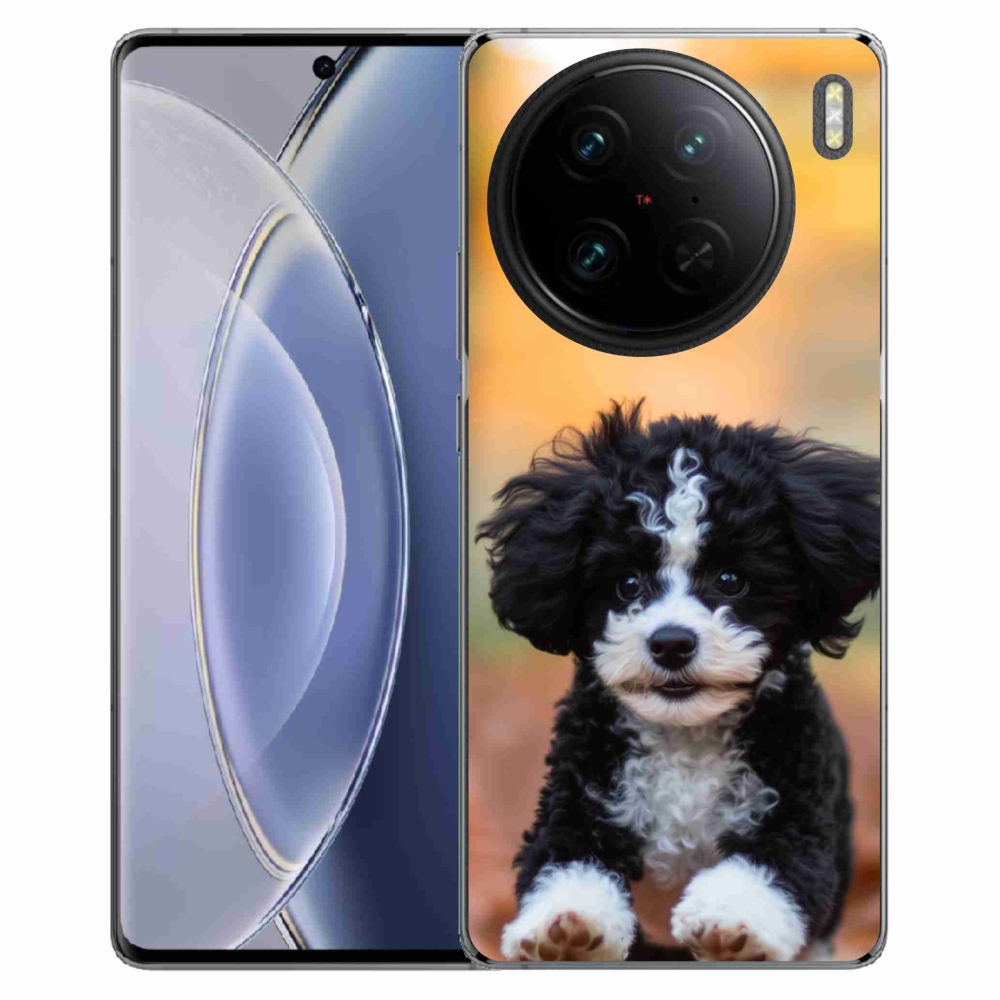 Gélový kryt mmCase na Vivo X90 Pro - roztomilé šteňa 2